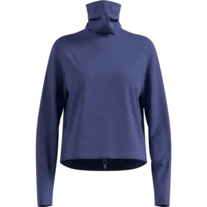 Odlo Essential Thermal Midlayer Hardloopshirt Lange Mouwen Blauw Dames