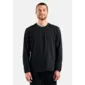 Odlo Essential Thermal Midlayer Hardloopshirt Lange Mouwen Zwart Heren