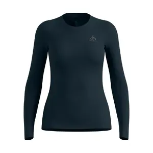 Odlo Merino 200 BL Crew Thermoshirt Lange Mouwen Grijs Melange Dames