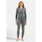 Odlo Merino 200 BL Crew Thermoshirt Lange Mouwen Grijs Melange Dames
