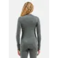 Odlo Merino 200 BL Crew Thermoshirt Lange Mouwen Grijs Melange Dames