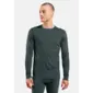 Odlo Merino 200 BL Crew Thermoshirt Lange Mouwen Groen Heren