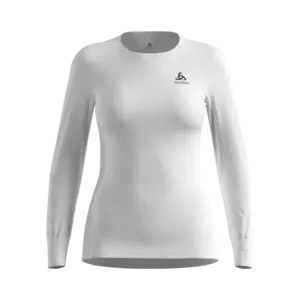 Odlo Active Warm Eco Crew Neck Thermoshirt Lange Mouwen Wit Dames