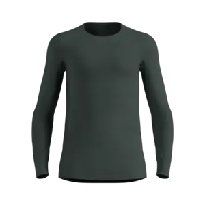 Odlo Active Warm Eco Crew Neck Thermoshirt Lange Mouwen Groen Heren