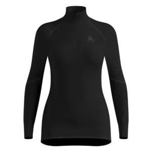 Odlo Active X-Warm BL Turtle 1/2 Zip Thermoshirt Lange Mouwen Zwart Dames