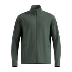 Odlo Essential Warm Hardloopjack Groen Heren