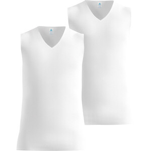 Odlo Active Light Hardloopshirt Zonder Mouwen Wit Heren 2 Pack