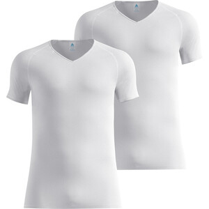 Odlo Active Light Hardloopshirt Korte Mouwen Wit Heren 2 Pack
