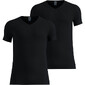 Odlo Active Light Hardloopshirt Korte Mouwen Zwart Heren 2 Pack