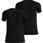 Odlo Active Light Hardloopshirt Korte Mouwen Zwart Heren 2 Pack