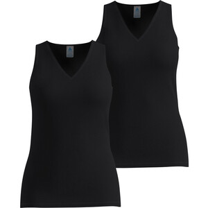 Odlo Active Light Hardloopshirt Zonder Mouwen Zwart Dames 2 Pack
