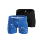 Odlo Active Light Graphic Boxer Zwart/Blauw Heren 2 Pack