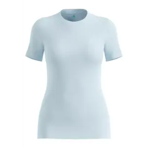 Odlo Merino 160 BL Top Crew Ondershirt Korte Mouwen Lichtblauw Dames