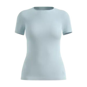 Odlo Performance X-Light BL Top CN Ondershirt Korte Mouwen Lichtblauw Dames