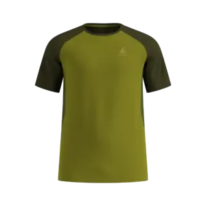 Odlo X-ALP Trail Crew Neck Hardloopshirt Korte Mouwen Groen Heren