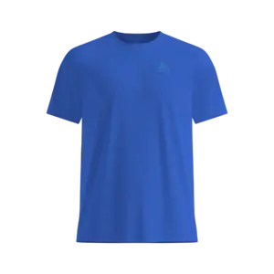 Odlo Zeroweight Chill-Tec CN Hardloopshirt Korte Mouwen Blauw Heren