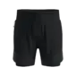 Odlo X-ALP Trail 6 inch 2-in-1 Hardloopbroek Kort Zwart Heren