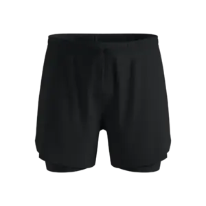 Odlo Zeroweight 5 inch 2-in-1 Hardloopbroek Kort Zwart Heren