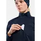 ODLO Zeroweight Elite Windproof 80 Years Hardloopjack Donkergrijs Dames — afbeelding 2
