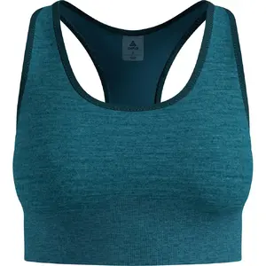 ODLO Seamless Medium Padded Sport BH Blauw