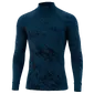 ODLO Performance Warm BL Turtle Neck Thermoshirt Lange Mouwen Blauw Heren — afbeelding 1