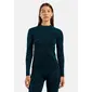 ODLO Performance Warm BL Crew Thermoshirt Lange Mouwen Blauw Dames — afbeelding 1