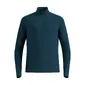 ODLO Ceramiwarm Midlayer Hardloopshirt Lange Mouwen Blauw Heren — afbeelding 1