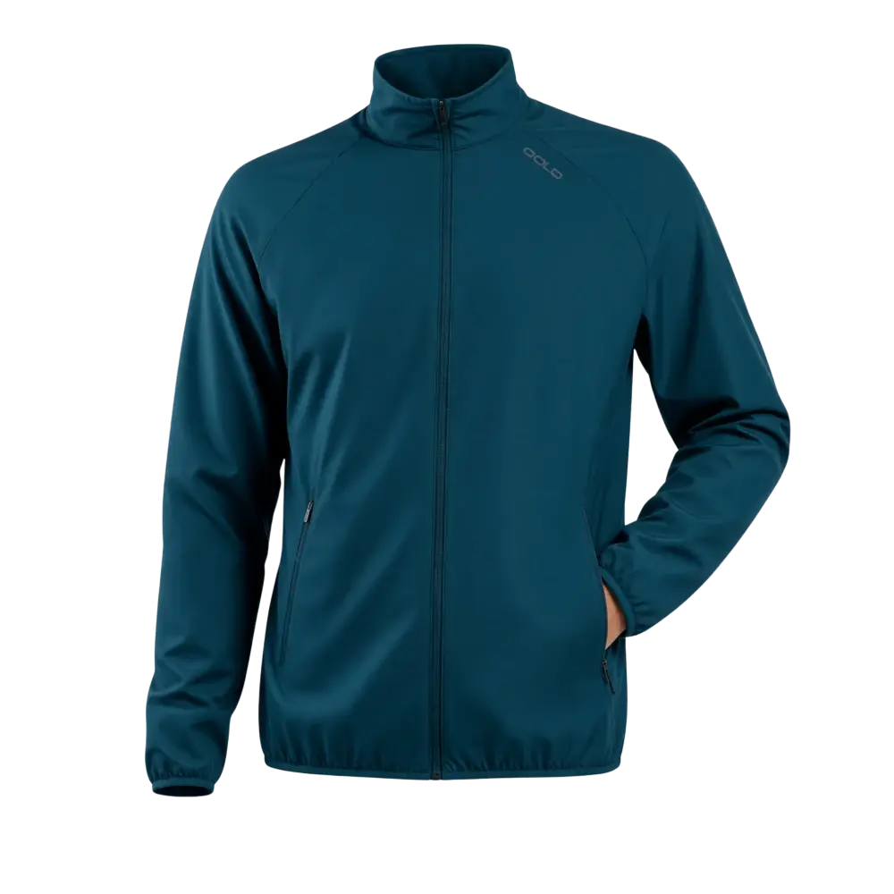 ODLO Essential Light Hardloopjack Blauw Heren