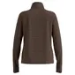 ODLO Thermal Midlayer 1/2 Zip Hardloopshirt Lange Mouwen Bruin Dames — afbeelding 2