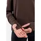 ODLO Essential Thermal Midlayer Hardloopshirt Lange Mouwen Bruin Dames — afbeelding 6