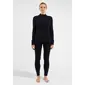 ODLO Merino 260 BL Turtle Neck 1/2 Zip Thermoshirt Lange Mouwen Zwart Dames — afbeelding 6