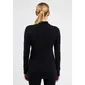 ODLO Merino 260 BL Turtle Neck 1/2 Zip Thermoshirt Lange Mouwen Zwart Dames — afbeelding 3