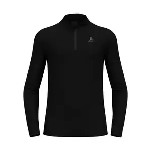 ODLO Merino 260 BL Turtle Neck 1/2 Zip Thermoshirt Lange Mouwen Zwart Heren