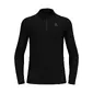 ODLO Merino 260 BL Turtle Neck 1/2 Zip Thermoshirt Lange Mouwen Zwart Heren — afbeelding 1