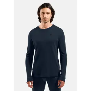 ODLO Merino 260 BL Crew Thermoshirt Lange Mouwen Donkergrijs Heren