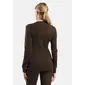 ODLO Active Warm Eco Crew Neck Thermoshirt Lange Mouwen Bruin Dames — afbeelding 3