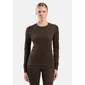 ODLO Active Warm Eco Crew Neck Thermoshirt Lange Mouwen Bruin Dames — afbeelding 6