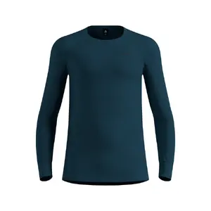 ODLO Active Warm Eco Crew Neck Thermoshirt Lange Mouwen Blauw Heren