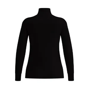 ODLO Active X-Warm BL Turtle 1/2 Zip Thermoshirt Lange Mouwen Zwart Dames