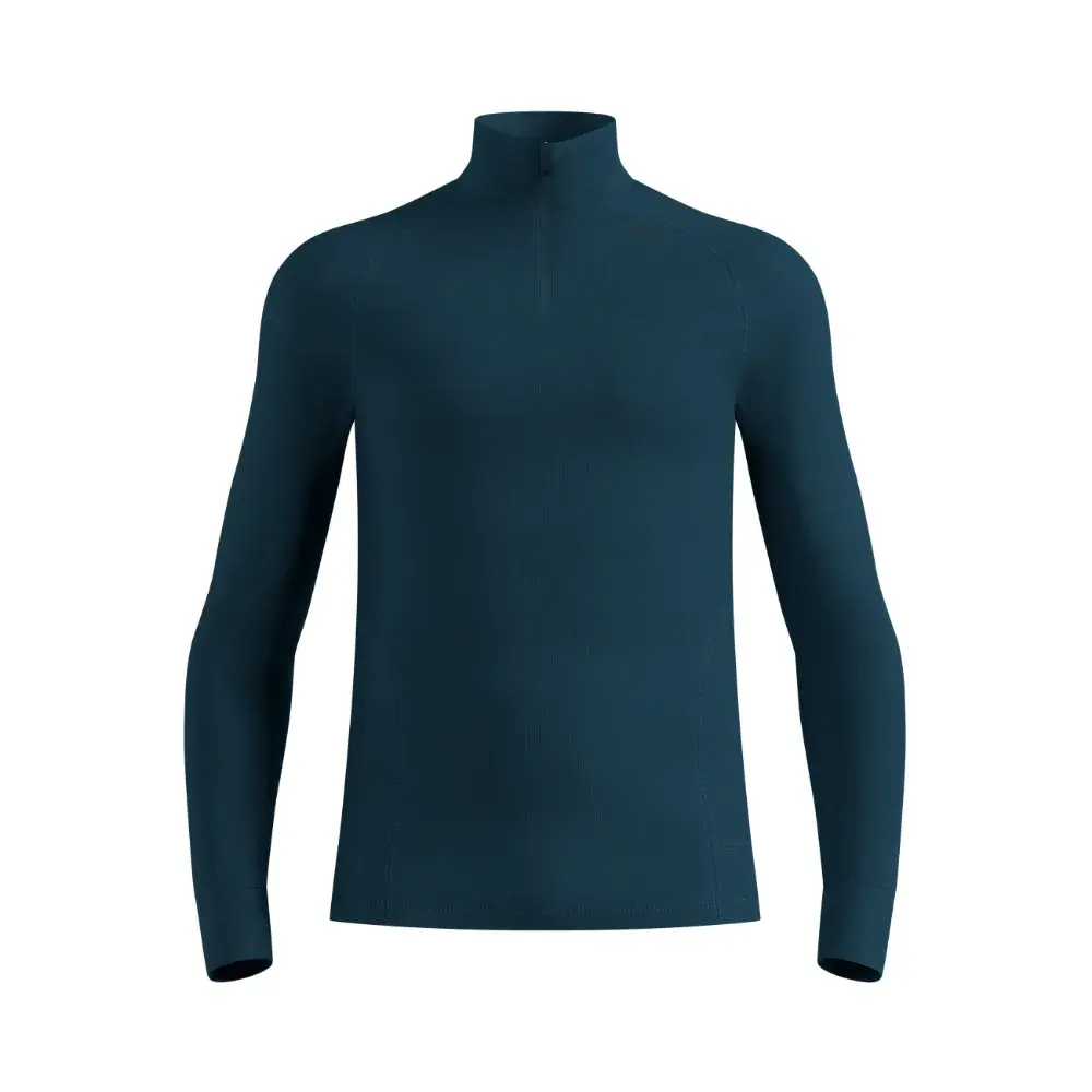 ODLO Active X-Warm BL Turtle 1/2 Zip Thermoshirt Lange Mouwen Blauw Heren