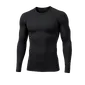 ODLO Performance Warm BL Crew Thermoshirt Lange Mouwen Zwart Heren — afbeelding 1
