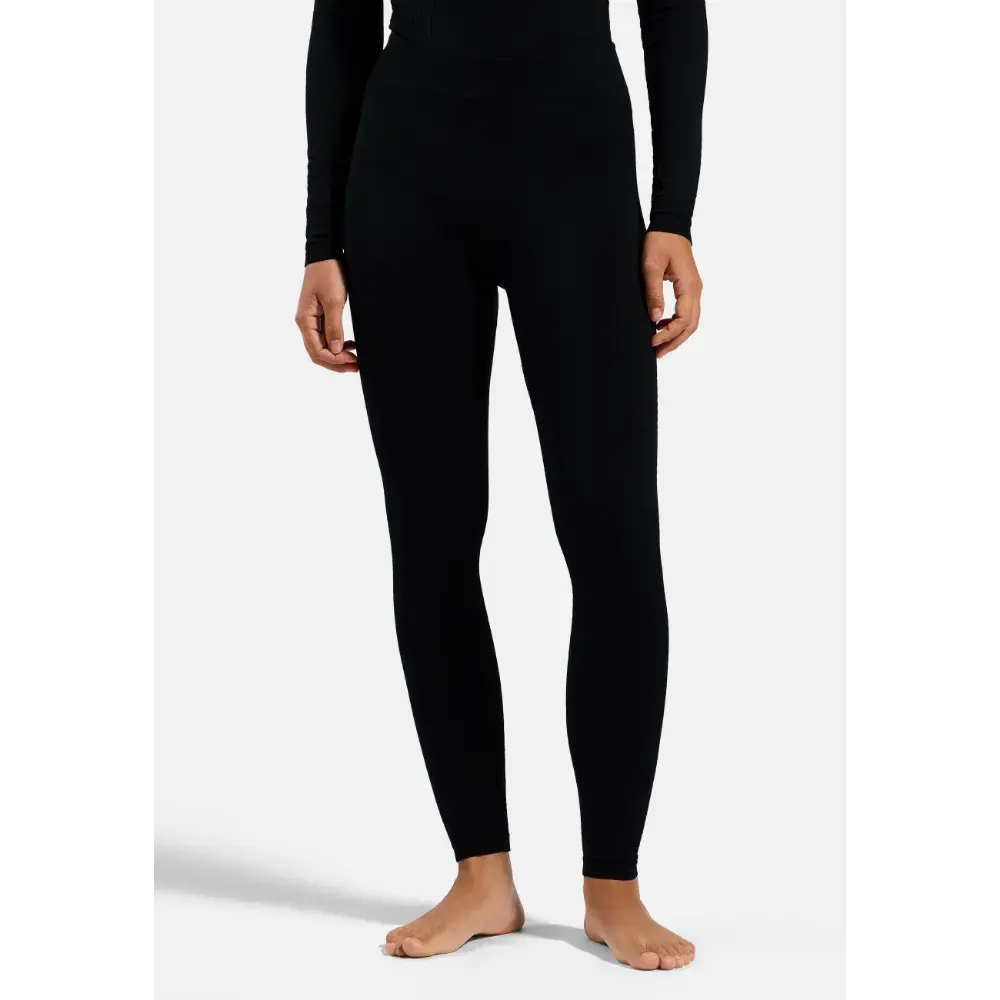 ODLO Performance Warm BL Thermobroek Lang Zwart Dames