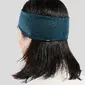 ODLO Merino Warm Hoofdband Reflecting Blauw — afbeelding 2