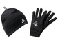 ODLO Polyknit Muts + Active Warm Handschoenen Zwart — afbeelding 1