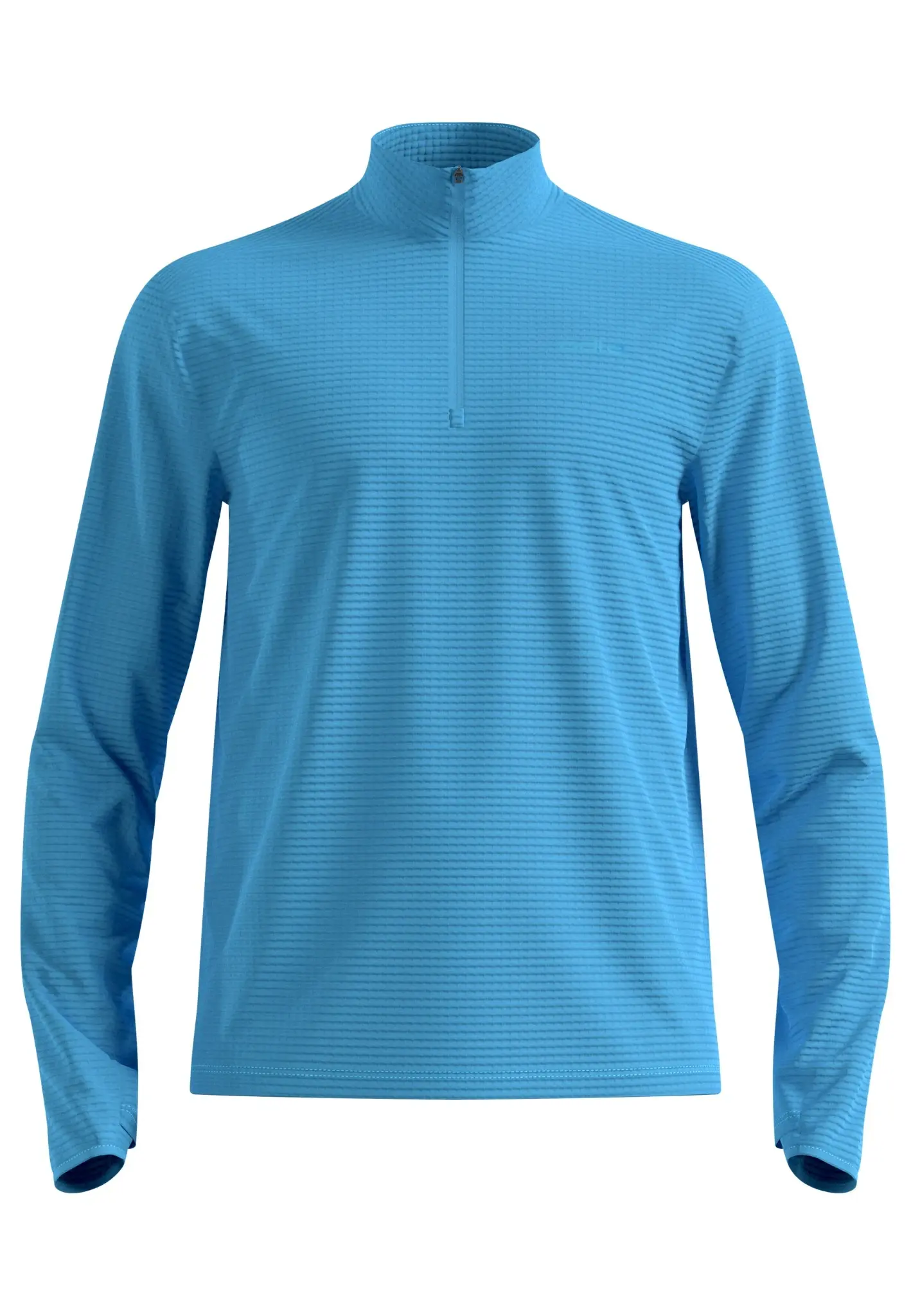ODLO Thermal Midlayer 1/2 Zip Hardloopshirt Lange Mouwen Blauw Heren