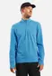 ODLO Thermal Midlayer 1/2 Zip Hardloopshirt Lange Mouwen Blauw Heren — afbeelding 3