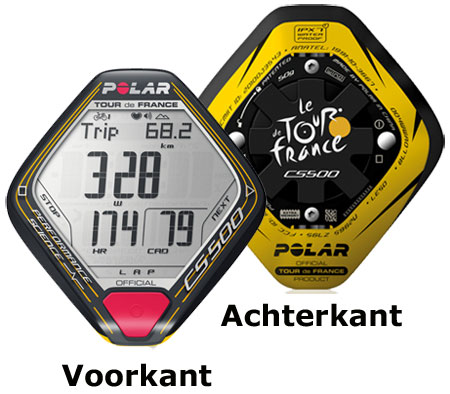 Polar CS500 CAD Fietscomputer Set Tour de France Limited Edition
