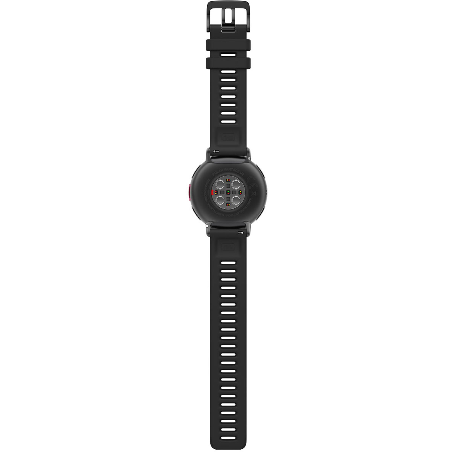 Polar Vantage V2 Sporthorloge Zwart/Rood Shift M/L
