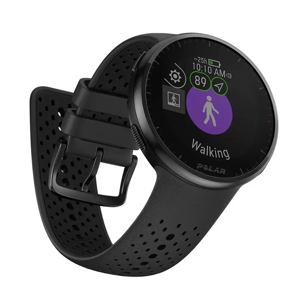 Polar Pacer Pro Sporthorloge Grijs/Zwart S-L