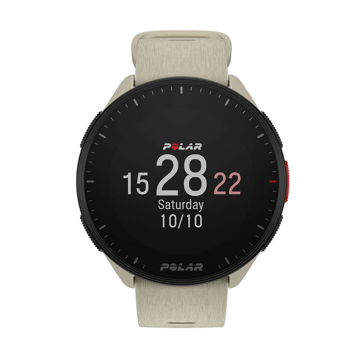 Polar Pacer Sporthorloge Wit S-L